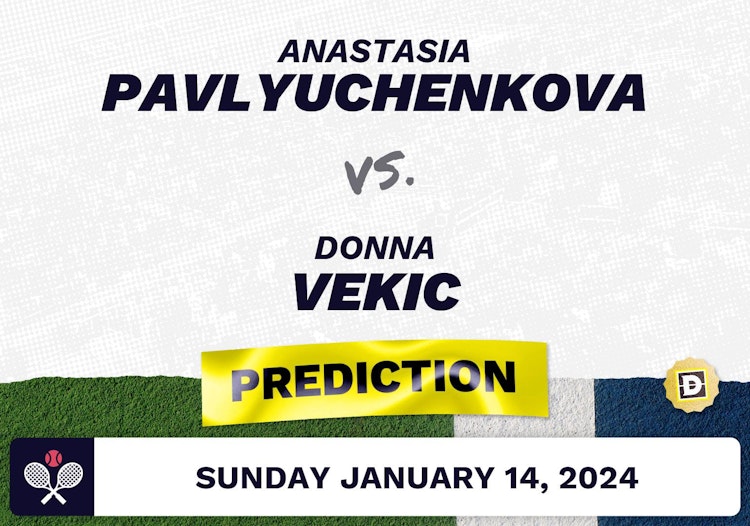 Anastasia Pavlyuchenkova vs. Donna Vekic Prediction, Odds, Picks Australian Open 2024