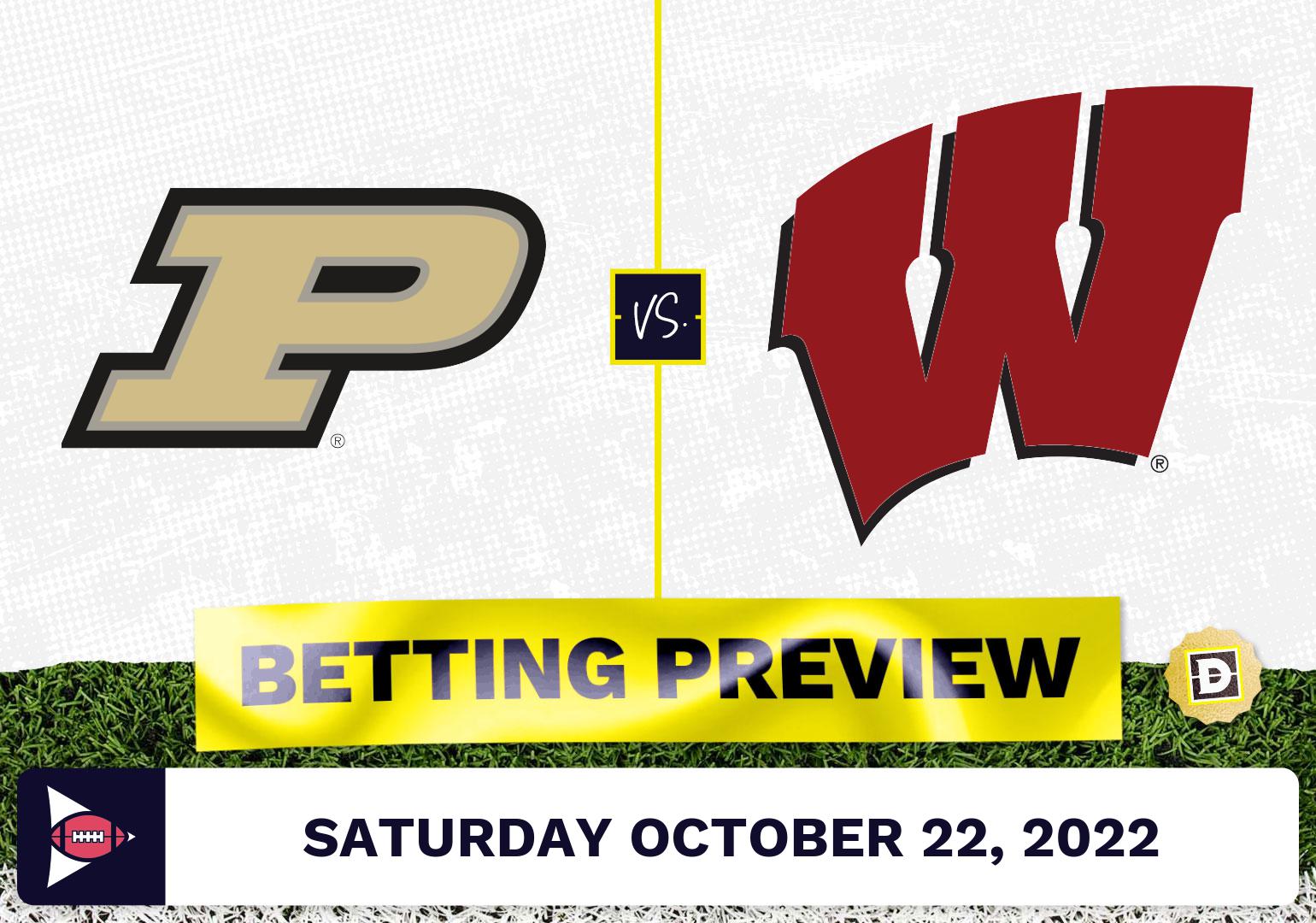 Purdue vs. Wisconsin CFB Prediction and Odds - Oct 22, 2022