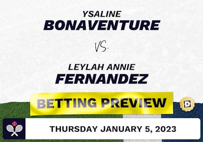 Ysaline Bonaventure vs. Leylah Annie Fernandez Predictions - Jan 5, 2023