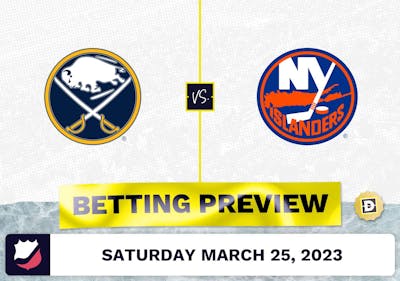 Sabres vs. Islanders Prediction and Odds - Mar 25, 2023