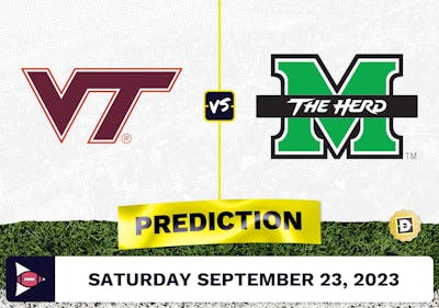 Virginia Tech vs. Marshall CFB Prediction and Odds - September 23, 2023