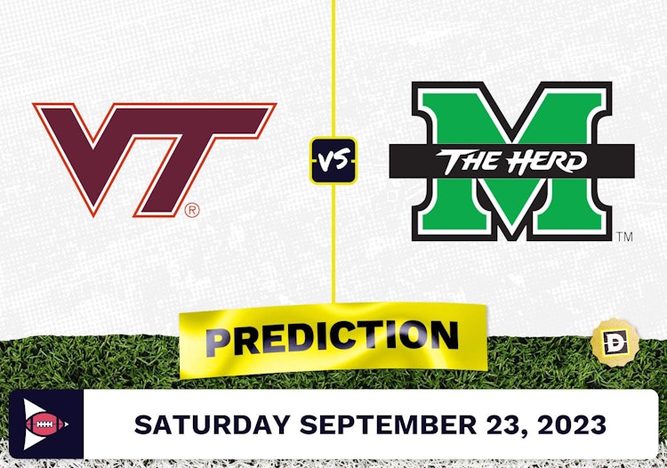 Virginia Tech vs. Marshall CFB Prediction and Odds - September 23, 2023