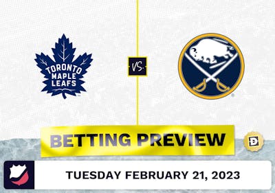 Maple Leafs vs. Sabres Prediction and Odds - Feb 21, 2023