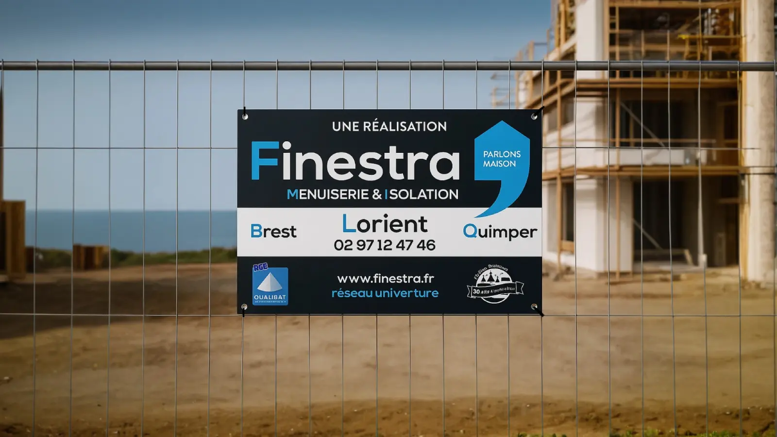 Panneaux de chantier Akilux® Entreprise Finestra