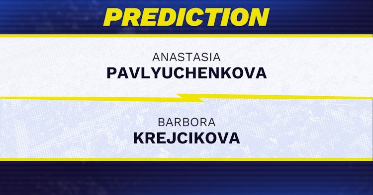 Anastasia Pavlyuchenkova vs Barbora Krejcikova Tennis Prediction.