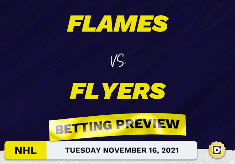 Flames vs. Flyers Predictions and Odds - Nov 16, 2021