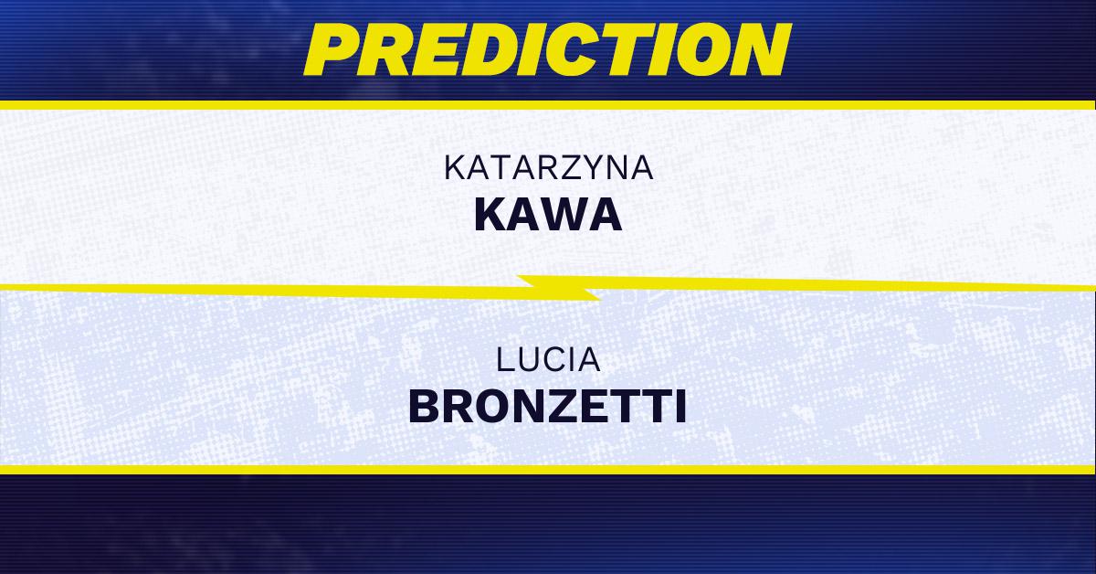 Katarzyna Kawa vs. Lucia Bronzetti prediction, odds, picks for 2025 WTA Chennai