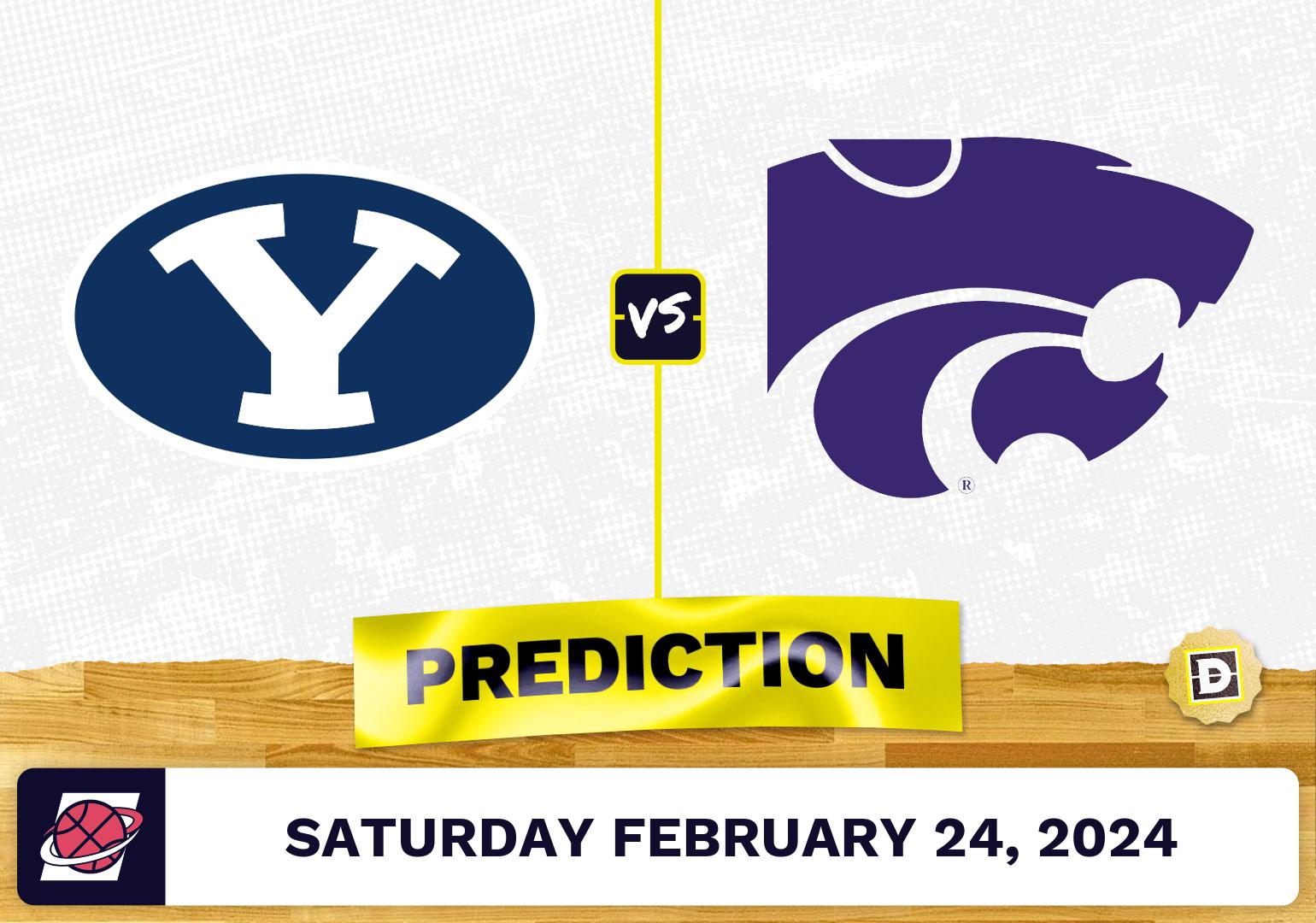 BYU vs. Kansas State Prediction by Proven Computer Model [2/24/2024]