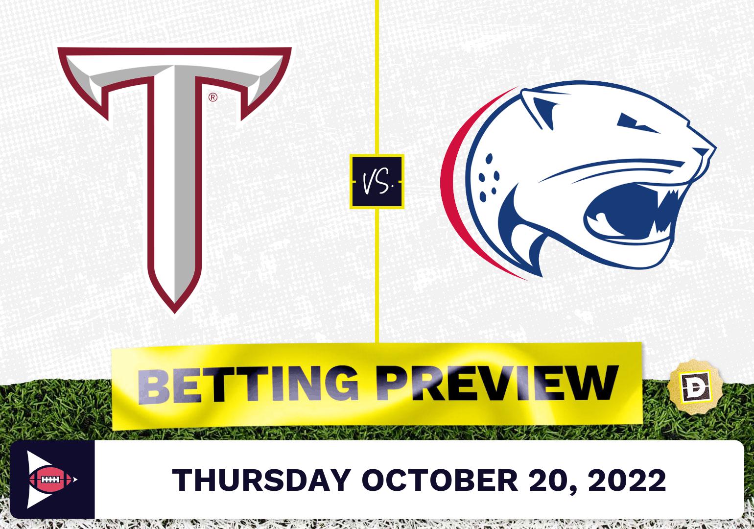 Troy State vs. South Alabama CFB Prediction and Odds - Oct 20, 2022