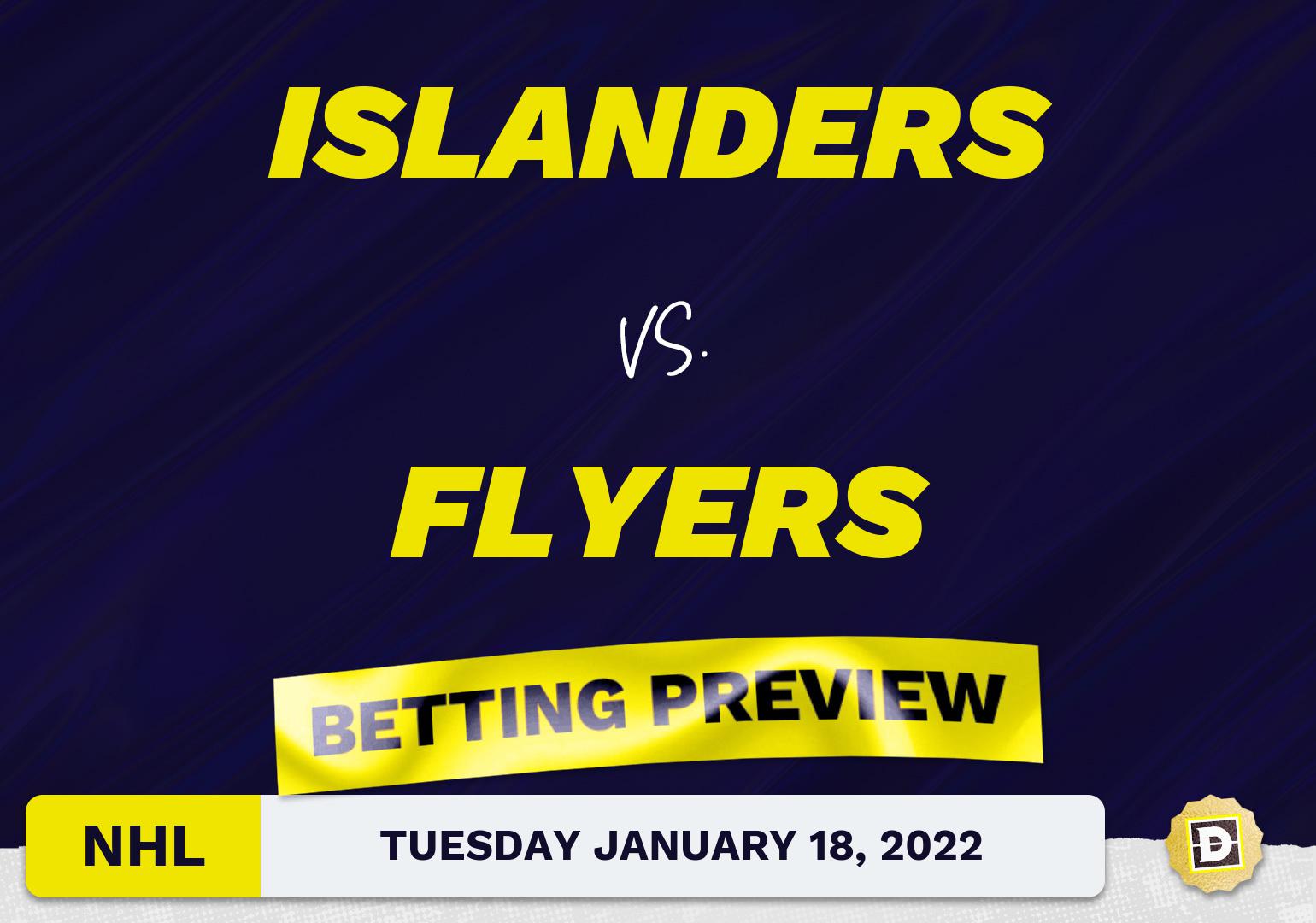 Islanders vs. Flyers Predictions and Odds - Jan 18, 2022