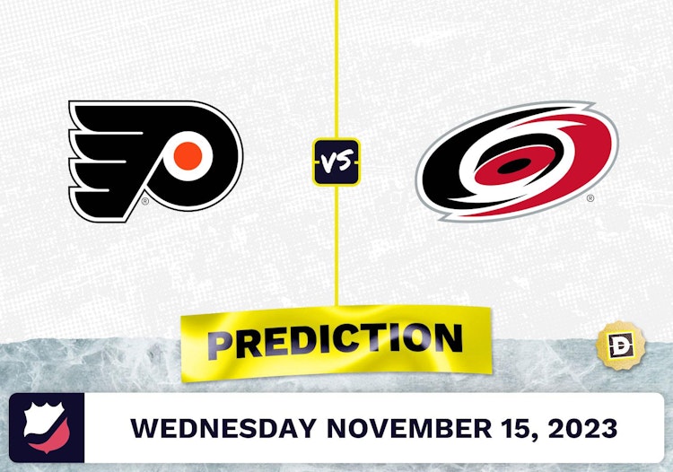 Flyers vs. Hurricanes Prediction and Odds - November 15, 2023