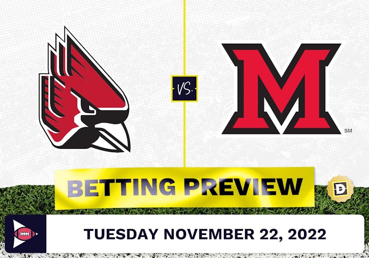 Ball State vs. Miami Ohio CFB Prediction and Odds - Nov 22, 2022