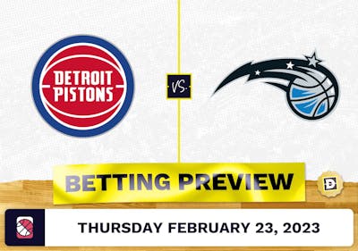 Pistons vs. Magic Prediction and Odds - Feb 23, 2023