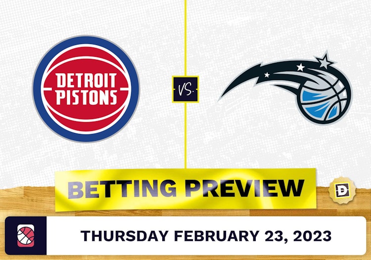 Pistons vs. Magic Prediction and Odds - Feb 23, 2023