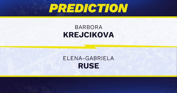 Barbora Krejcikova vs Elena-Gabriela Ruse Tennis Prediction.