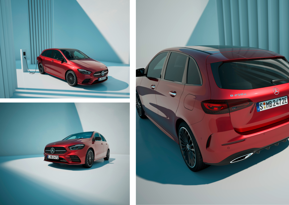 Das Exterior der Mercedes-Benz B-Klasse