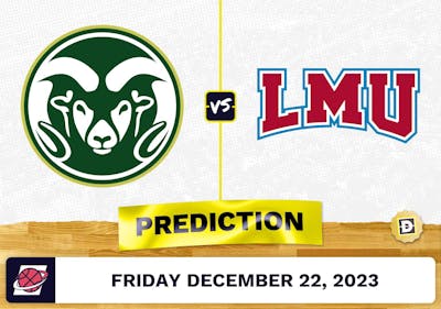 Colorado State vs. Loyola Marymount Prediction, Odds, College Basketball Picks  [12/22/2023]