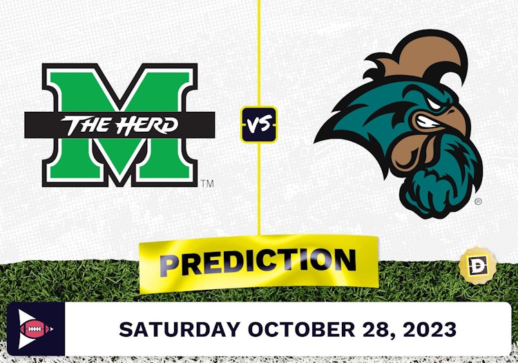 Marshall vs. Coastal Carolina CFB Prediction and Odds - October 28, 2023