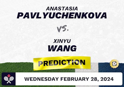 Anastasia Pavlyuchenkova vs. Xinyu Wang Prediction, Odds, Picks for San Diego 2024