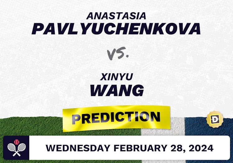 Anastasia Pavlyuchenkova vs. Xinyu Wang Prediction, Odds, Picks for San Diego 2024