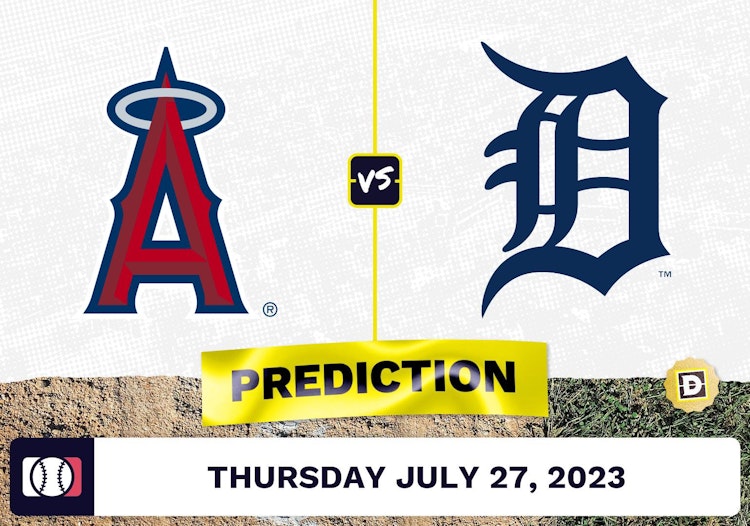 Angels vs. Tigers Prediction for MLB Thursday [7/27/2023]