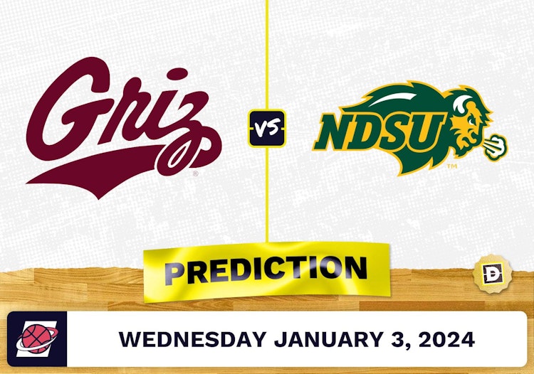 Montana vs. North Dakota State Prediction, Odds, College Basketball Picks  [1/3/2024]