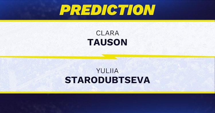 Clara Tauson vs Yuliia Starodubtseva Tennis Prediction.