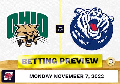 Ohio vs. Belmont CBB Prediction and Odds - Nov 7, 2022