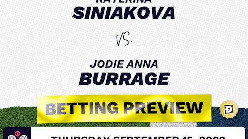 Katerina Siniakova vs. Jodie Anna Burrage Predictions - Sep 15, 2022