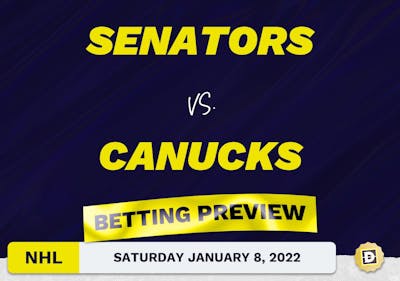 Senators vs. Canucks Predictions and Odds - Jan 8, 2022