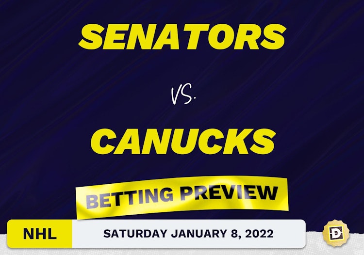 Senators vs. Canucks Predictions and Odds - Jan 8, 2022