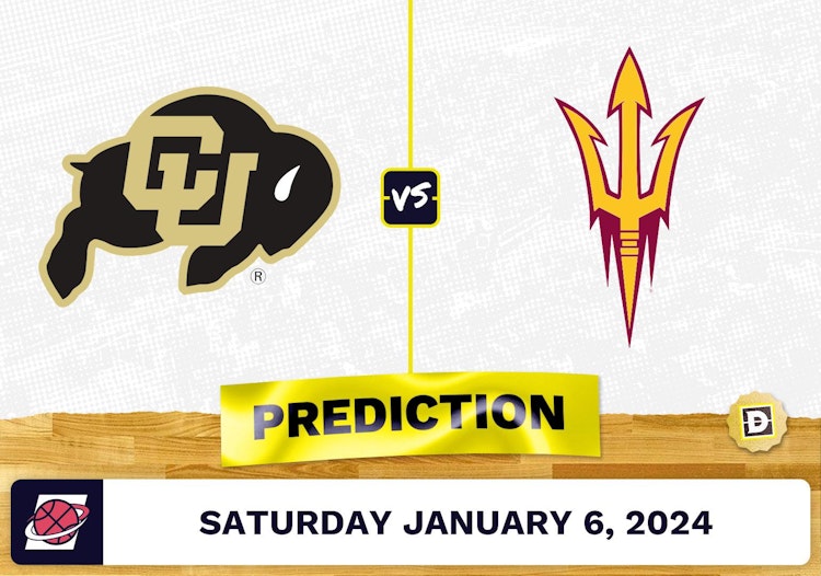 Colorado vs. Arizona State Prediction, Odds, College Basketball Picks  [1/6/2024]