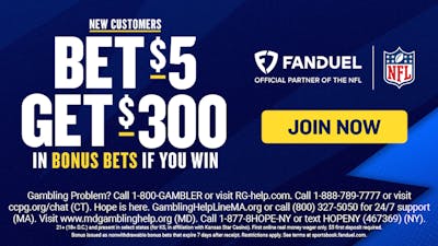 FanDuel Sportsbook Launches New Promo Code: Bet $5, Get $300 if Your Bet Wins for Saints, Chiefs on MNF