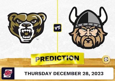 Oakland vs. Cleveland State Prediction, Odds, College Basketball Picks  [12/28/2023]