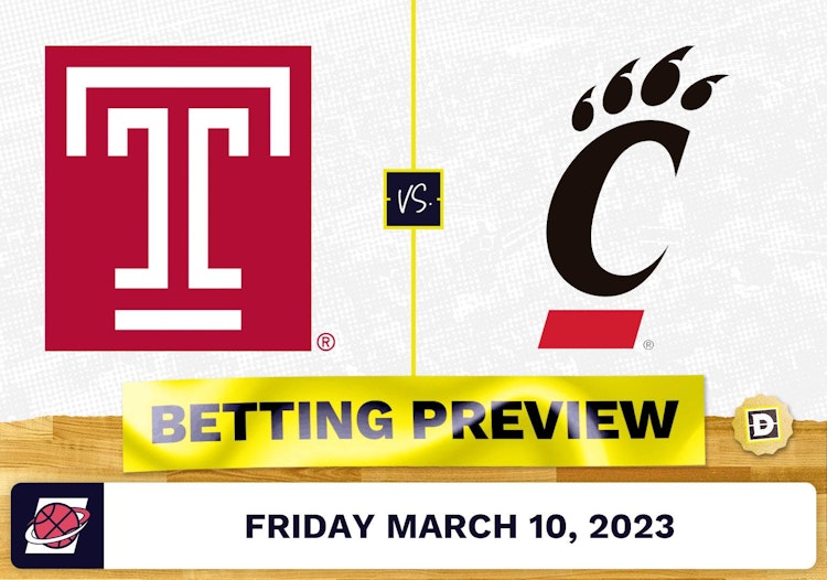 Temple vs. Cincinnati CBB Prediction and Odds - Mar 10, 2023