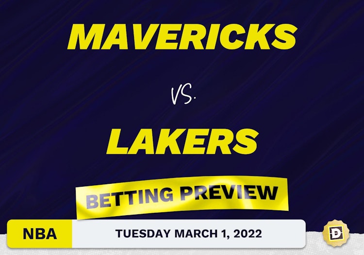 Mavericks vs. Lakers Predictions and Odds - Mar 1, 2022