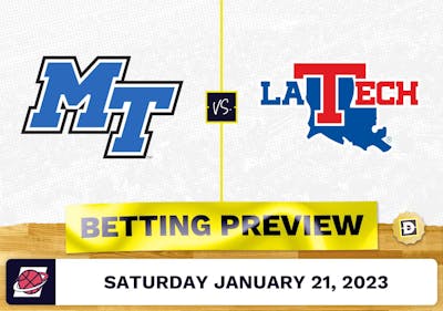 Middle Tennessee vs. Louisiana Tech CBB Prediction and Odds - Jan 21, 2023