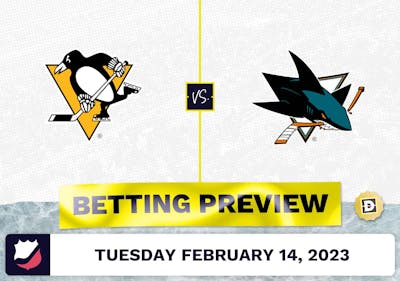 Penguins vs. Sharks Prediction and Odds - Feb 14, 2023