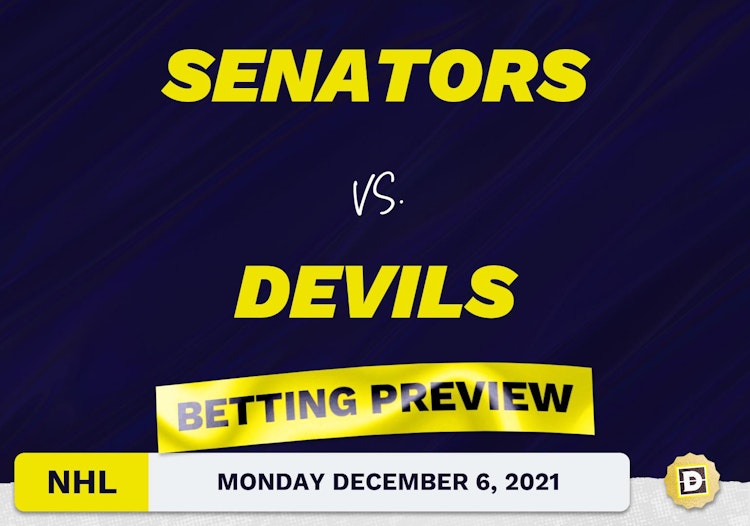 Senators vs. Devils Predictions and Odds - Dec 6, 2021