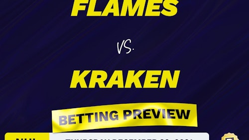 Flames vs. Kraken Predictions and Odds - Dec 30, 2021