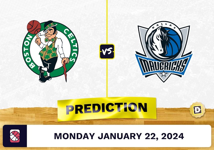 Boston Celtics vs. Dallas Mavericks Prediction, Odds, NBA Picks [1/22/2024]
