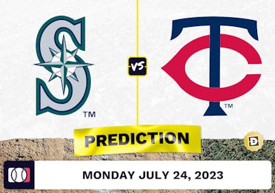 Mariners vs. Twins Prediction for MLB Monday [7/24/2023]