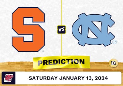Syracuse vs. North Carolina Prediction, Odds, College Basketball Picks [1/13/2024]