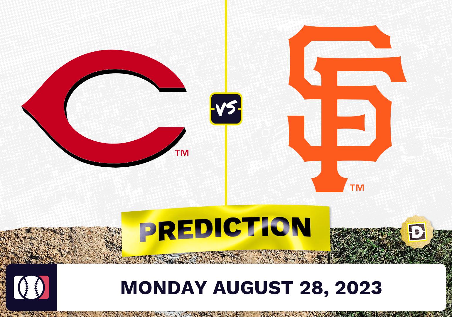 Reds vs. Giants Prediction for MLB Monday [8/28/2023]