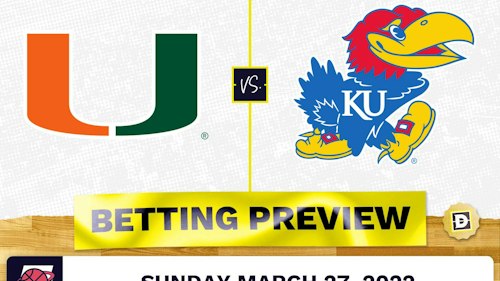 Miami (FL) vs. Kansas CBB Predictions and Odds - Mar 27, 2022