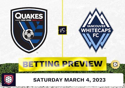 San Jose Earthquakes vs. Vancouver Whitecaps Prediction - Mar 4, 2023