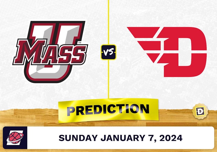 Massachusetts vs. Dayton Prediction, Odds, College Basketball Picks  [1/7/2024]