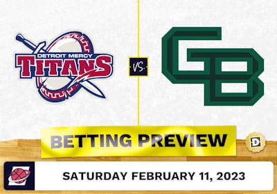 Detroit Mercy vs. Green Bay CBB Prediction and Odds - Feb 11, 2023