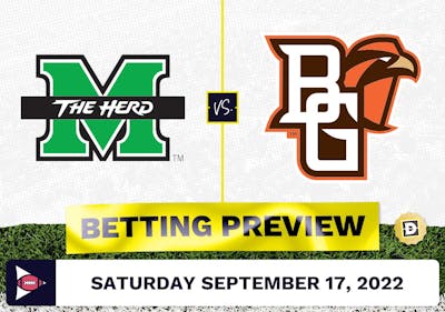 Marshall vs. Bowling Green CFB Prediction and Odds - Sep 17, 2022