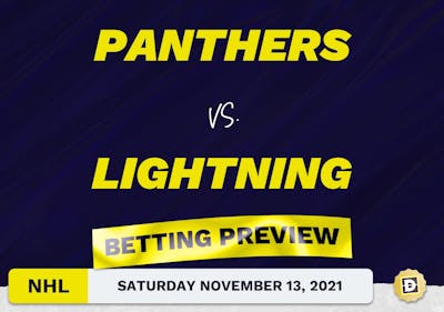 Panthers vs. Lightning Predictions and Odds - Nov 13, 2021